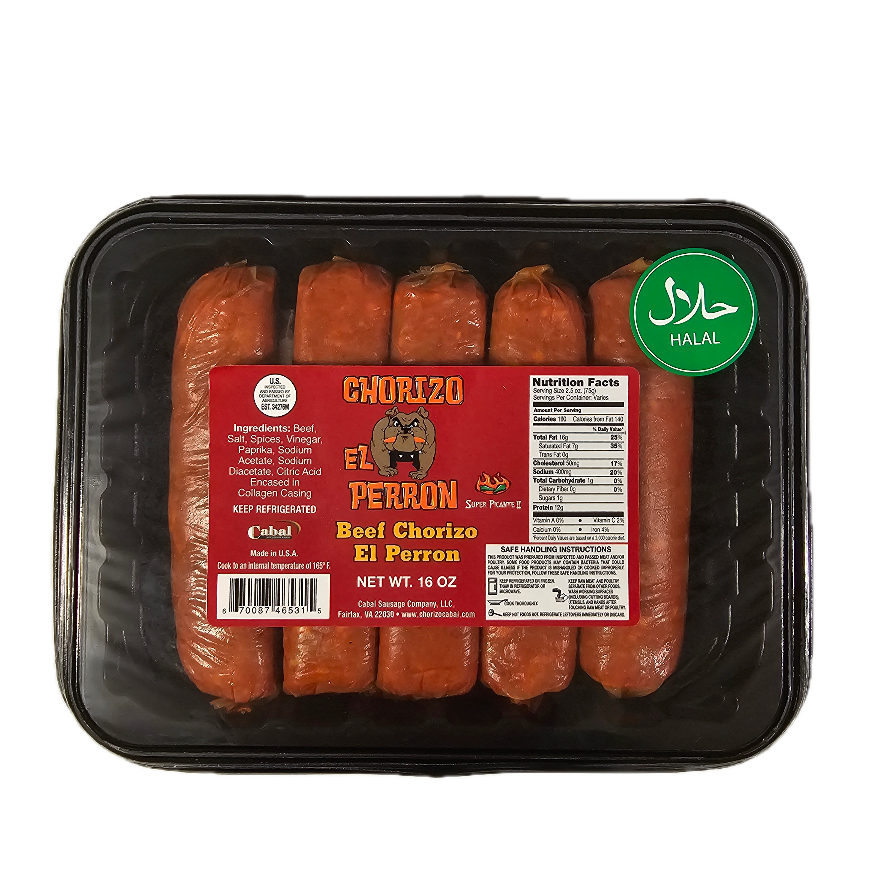 Beef Chorizo El Perron